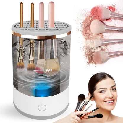 Electric Makeup Brush Cleaner and Dryer, Automatic Brush Washing Machine