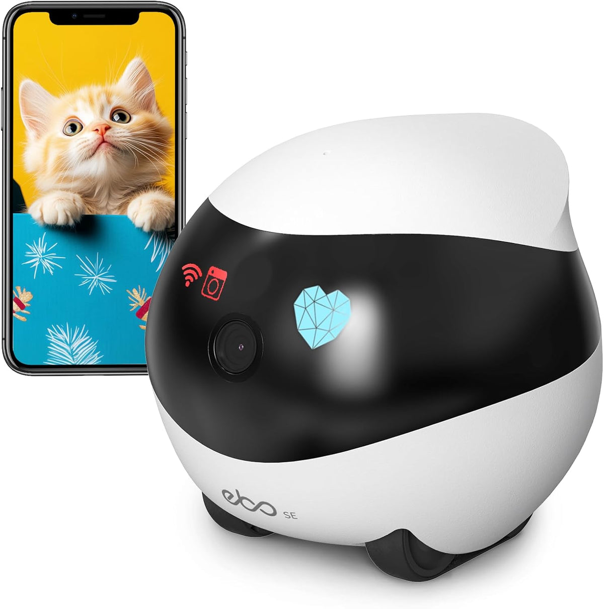 SE Home Robot Camera: 1080P Mobile Familybot Pet Companion